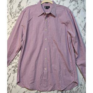 J. Crew Haberdashery Mens 2-Ply Cotton Long Sleeve Button-Down Shirt L (16-16.5)